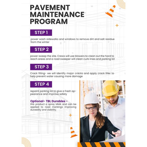 pavement maintenance Design by Ahad Ikram