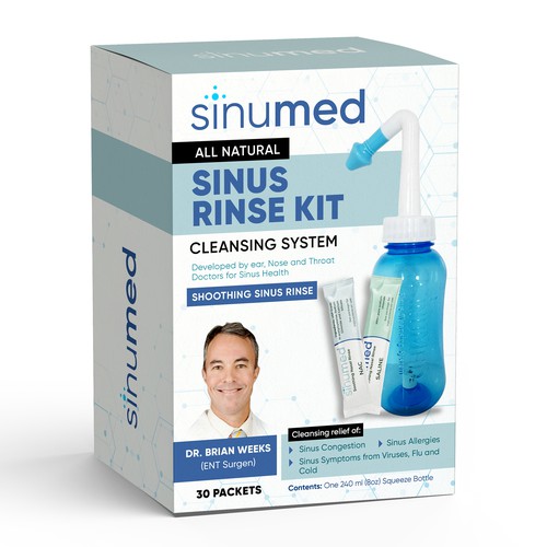 Designs | Redesign Flagship Packaging for Sinumed® Sinus Care System ...
