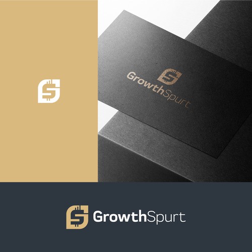 A strong, dynamic, but simple logo that represents business growth Design by John3:16✅