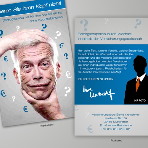 Proposta di design per un contest della categoria Cartolina, volantino o stampa realizzata da WerbeWieke