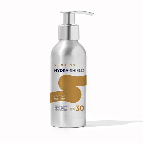 Luxury Sunscreen Label Design by bilyanas