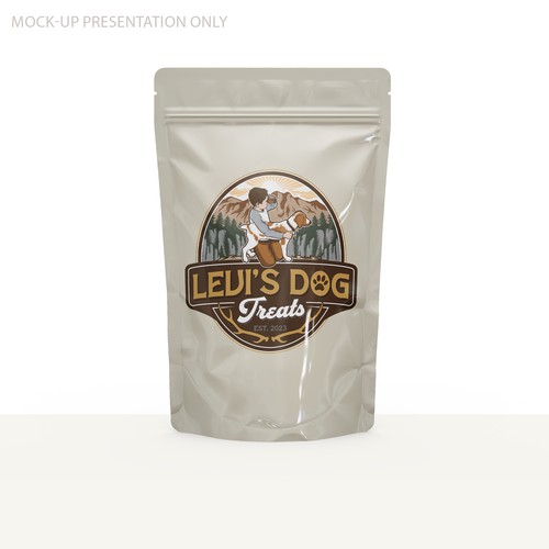 Design a logo for a freeze dried food Dog company! Design by Husn Art