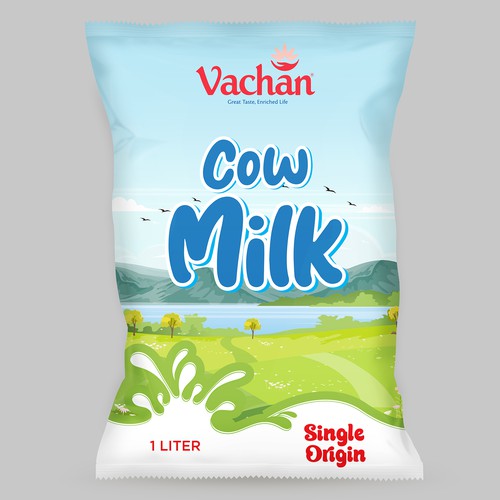 Vachan Cow Milk Design by Moi_Designers