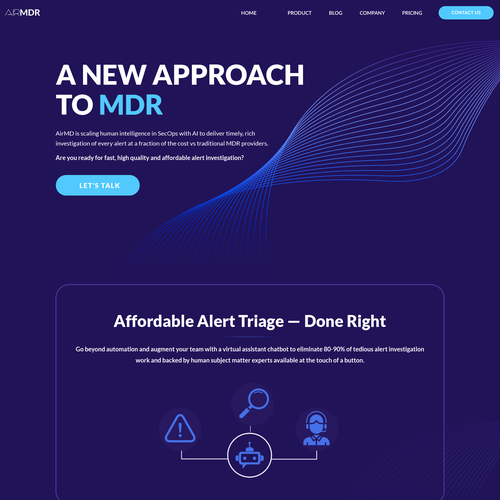 Bold Elegant Tech Website Homepage Design by Pinku