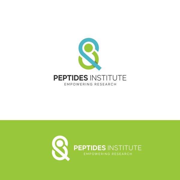 Design by dclaws titled "peptides institute logo concept"