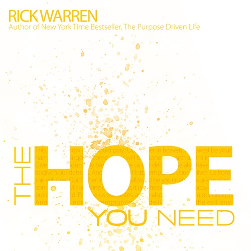 Design Rick Warren's New Book Cover Réalisé par eye4media