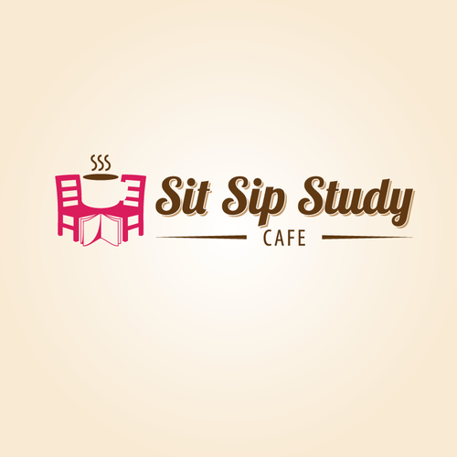 SIT SIP STUDY CAFE! NEW LOGO NEEDED ASAP! Design by Benson67