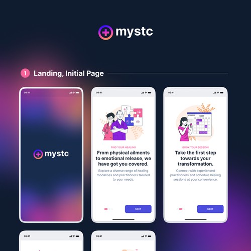 TeleMed Type of App design Design by Phoenix Art Studio
