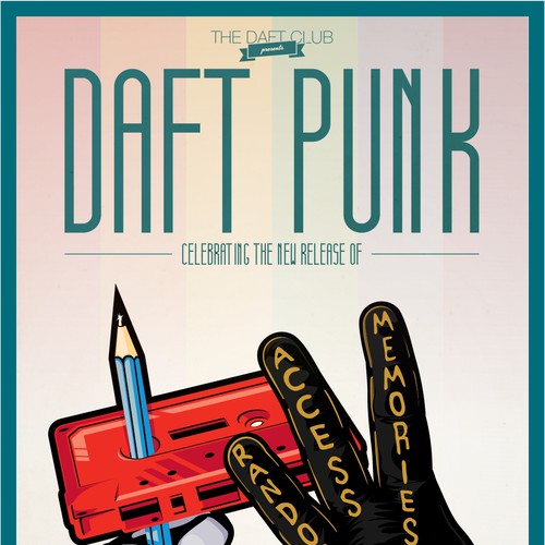 99designs community contest: create a Daft Punk concert poster Design von ankz