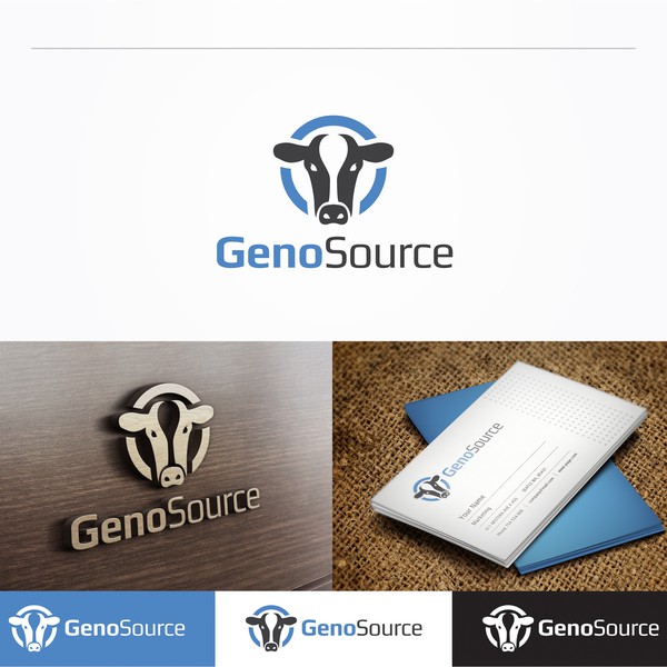 Design by ::tj:: titled "we are promoting our genomic dairy cattle"