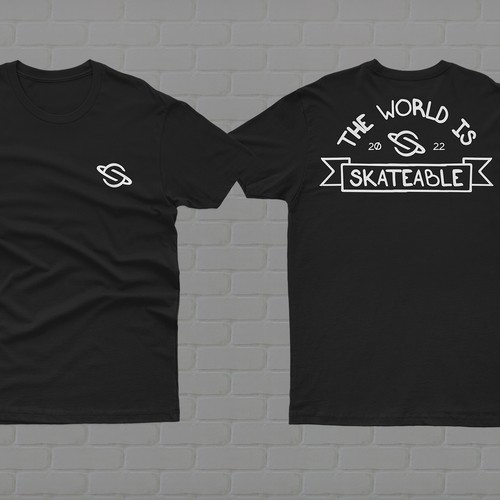 Diseño de The World is Skateable ... and we need an awesome tee design de Wild Republic