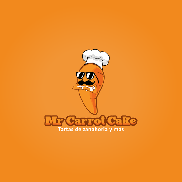 a pastry/coffee shop whose star products are variations of carrot cakes logo