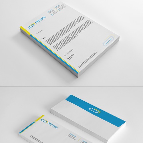 Implement the new logo on all our business papers Design by kaylee CK