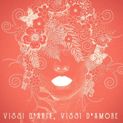 Illustrate a key visual to promote Anna Netrebko’s new album Diseño de Paulo Duelli