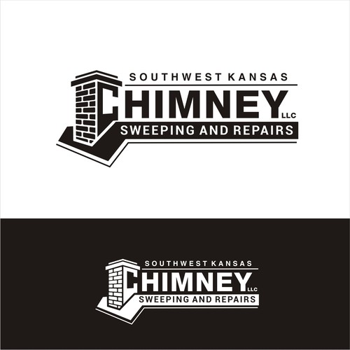 Simple powerful logo for chimney sweep-ontwerp door LOGOMAN*