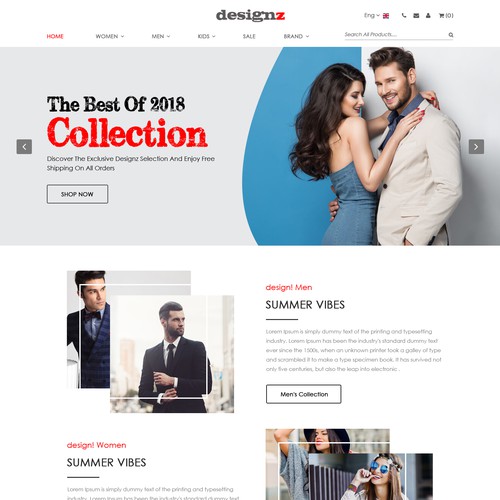 Web page design contest entry by xPrtDesigner