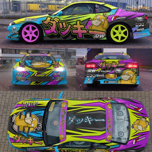 Livery for a competition drift car (Silvia S15) Design by aricaturrash