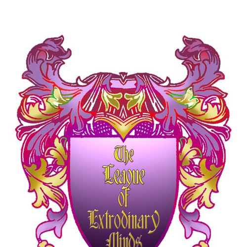 League Of Extraordinary Minds Logo Diseño de delavie