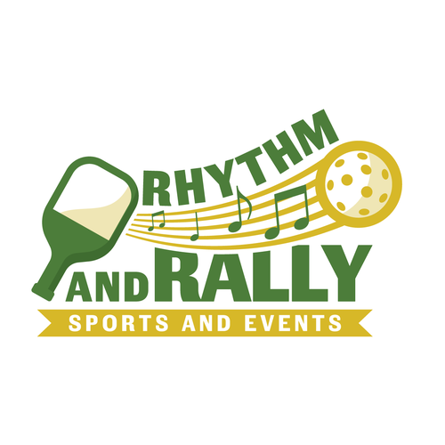 Music Meets Pickleball! Cool, musical logo for sports facility Design by Marko_Design