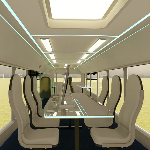 mobile scientific and technological bus (3d) Design by Gaeah