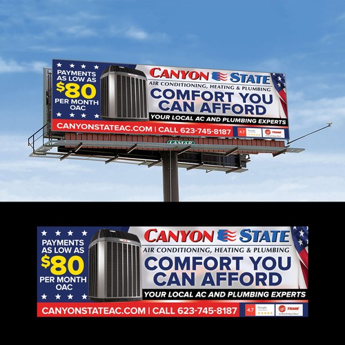 Design Design An Eye-Catching Billboard For An HVAC Company por Dan Sign