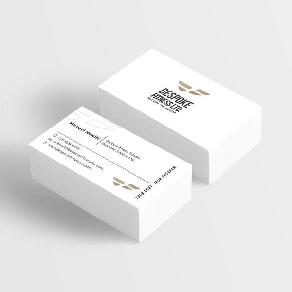 Business Card Project for Bespoke Fitness
