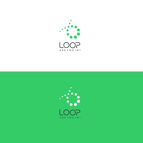 (GUARANTEED) Fun Logo for App: Loop - Are you In? Design by Brain.co