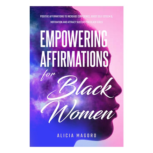 Designs | Affirmations for black women book cover | Book cover contest