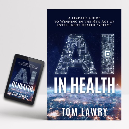 Design di AI in Healthcare - Nonfiction Book Cover di iDea Signs