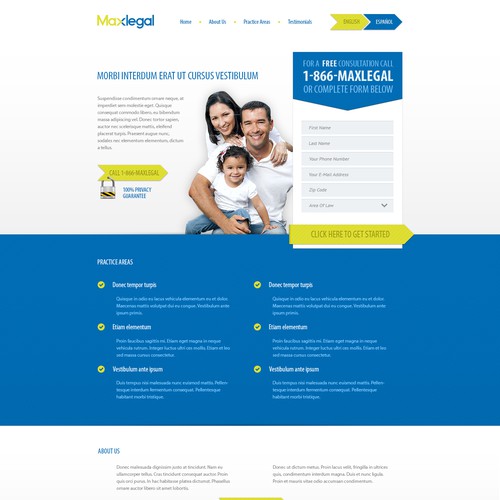 Maxlegal.com needs a new website design Réalisé par dark_matter