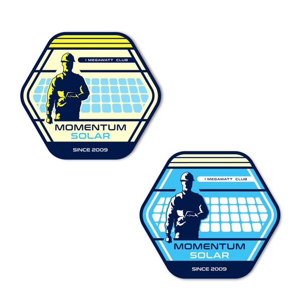 Momentum Solar Sticker
