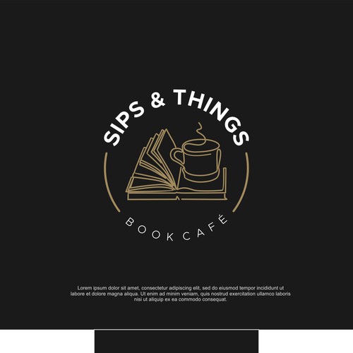 Book cafe logo that appeals to both coffee lovers & bookworms | Logo &  social media pack contest | 99designs