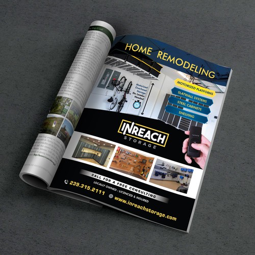 Full Page Magazine ad for Home Remodeling + Additional design consulting work Design réalisé par abirk1