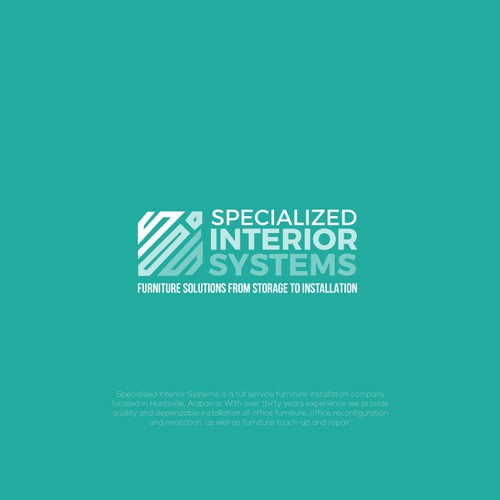 We need a powerful yet elegant and simple logo for our business interior solutions company. Design by JosH.Creative™