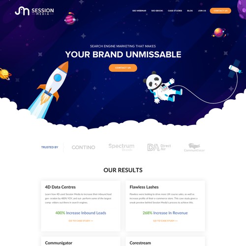 Proposition sur un concours de Design de page web, réalisée par Green Tec