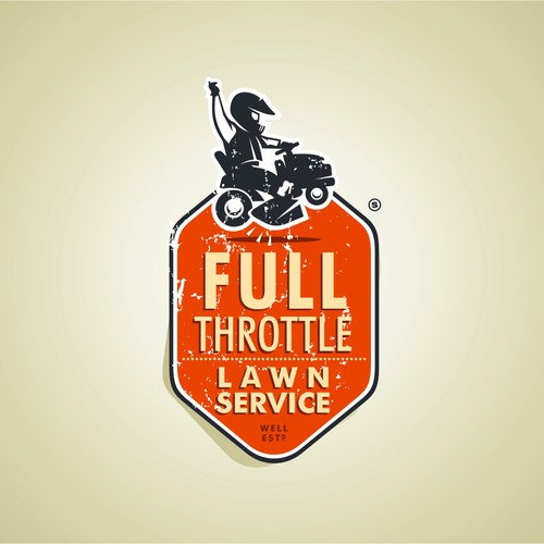 コンペ「New logo wanted for Full Throttle Lawn Service」のデザイン by id-scribeさん 