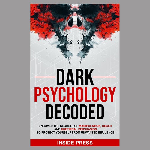 Intriguing Cover for Book on the "Mysteries of Dark Psychology" Design by Alexa Jones