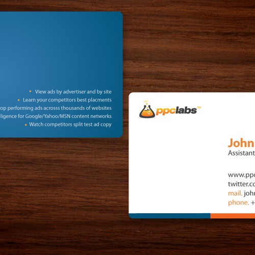 Business Card Design for Digital Media Web App Réalisé par sand.witch