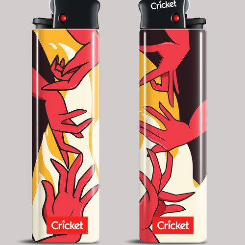 Create illustrations for a limited collection of Cricket Lighters (Multiple Winners) Design by Nida Mars