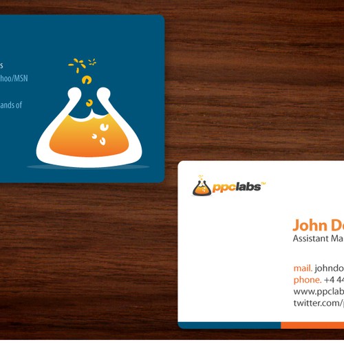 Business Card Design for Digital Media Web App Diseño de sand.witch