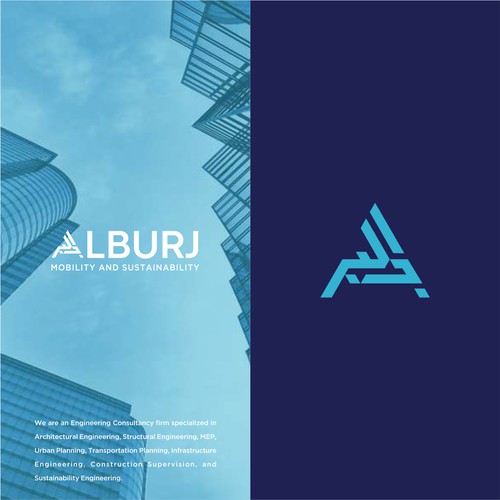 Logo for an Engineering Consultancy firm, specializes in Buildings, Mobility and Sustainability Design by Rozak Ifandi