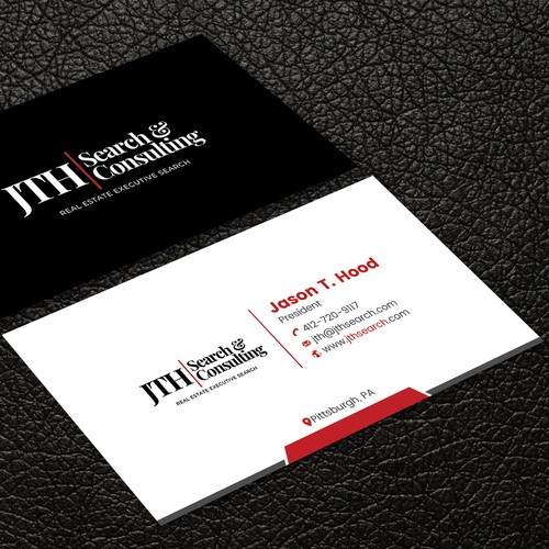 Business Card Design for Executive Search Firm Design by ™SF_Design™