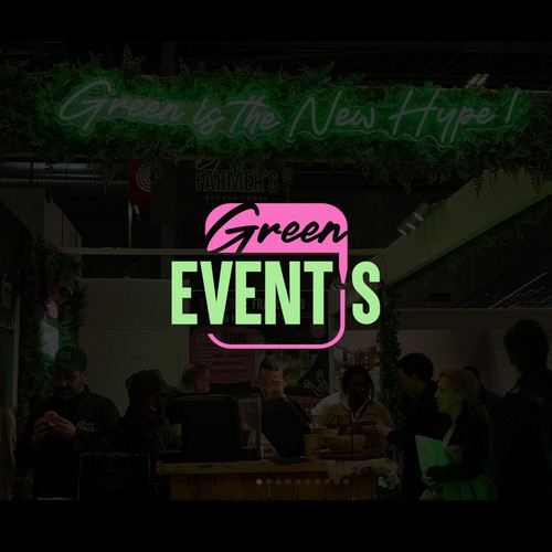 GREEN EVENT'S need his logo Diseño de • vantodes •