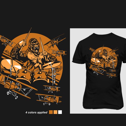 T-shirt designs for t-shirt company. Design by devondad