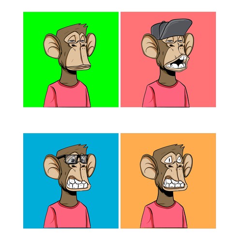 Design a Cartoon style APE Design by Dimas Hendrawan