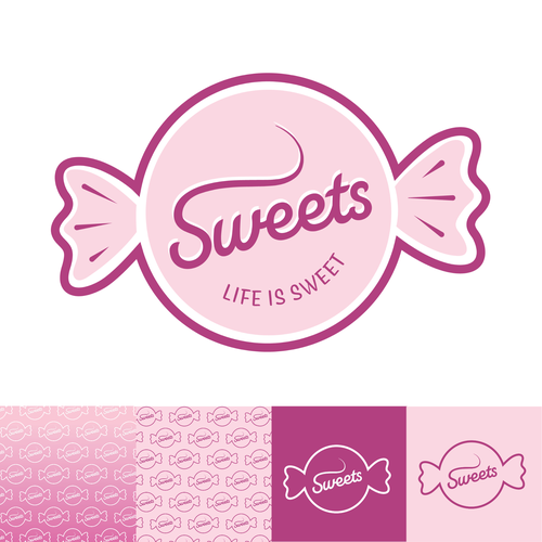 Logo for scandinavian high end Pick N Mix candy store Design by AlessandraVBranding