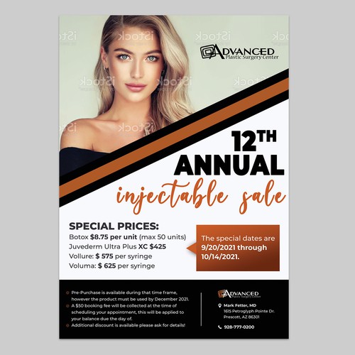 Botox and Filler Injectable Sale Add Design by Creativedzine