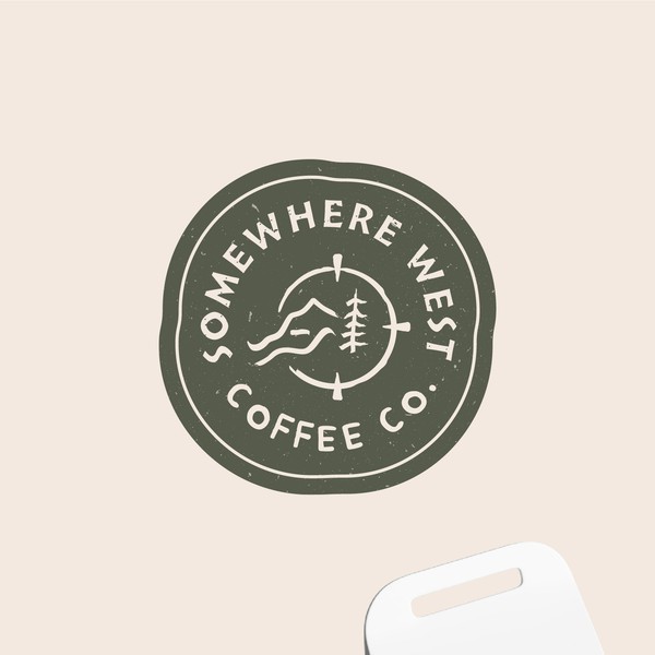 Rustic southwest inspired coffee logo
