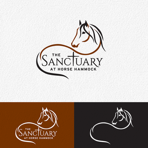 Elegant Horse Sanctuary Logo That Pulls On Your Heart Strings Design by Painted Pony Studios
