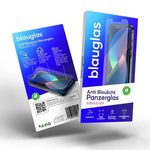 create a packaging design for a iPhone screen Protector Design by BLL•DSN